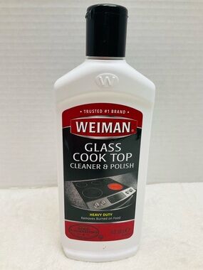 🌼4/$10🌼 NEW Weiman Glass Cook Top Cleaner & Polish 10 oz Bottle